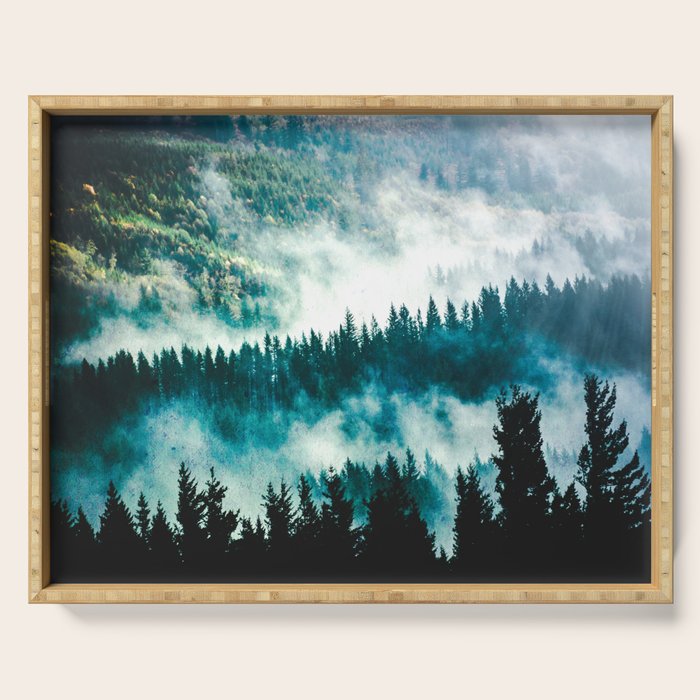 Adventure Forest IV - Pacific Northwest Wanderlust Serving Tray Gallery Image 1