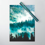 Adventure Forest IV - Pacific Northwest Wanderlust Wrapping Paper Gallery Image 1