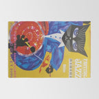 1994 Montreal Jazz Festival Cool Cat Poster No. 3 Gig Advertisement Rug Gallery Image 2