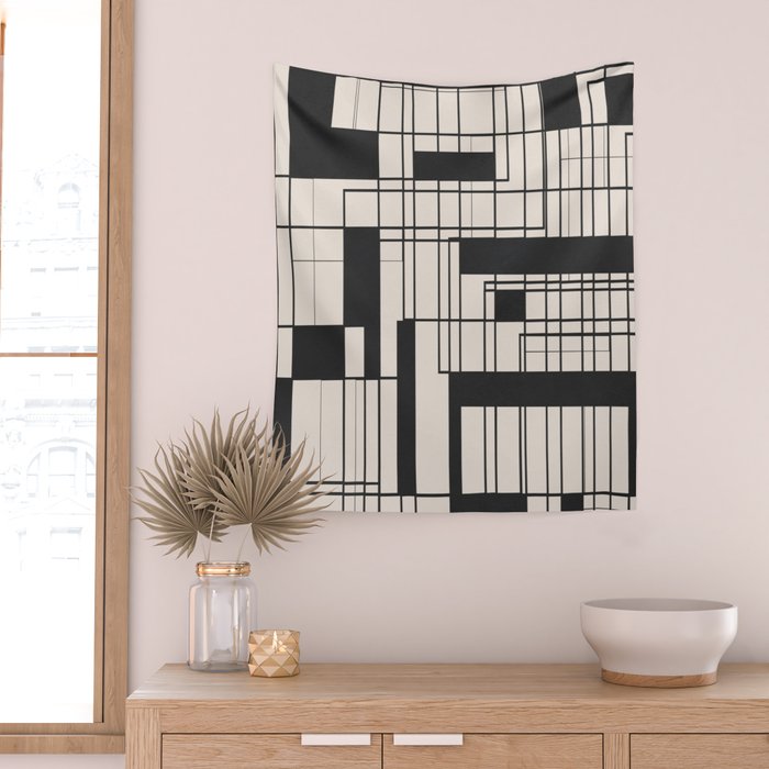 Lines in Motion 13 Wall Tapestry Gallery Image 2