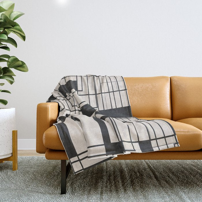 Lines in Motion 13 Throw Blanket Gallery Image 1