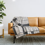 Lines in Motion 13 Throw Blanket Gallery Image 1