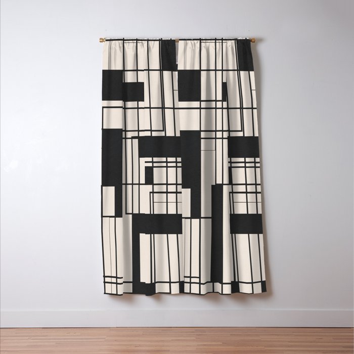 Lines in Motion 13 Window Curtain Gallery Image 3