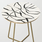 Minimal Line Leaves #1 Side Table Gallery Image 2