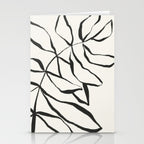 Minimal Line Leaves #1 Stationery Card Gallery Image 2