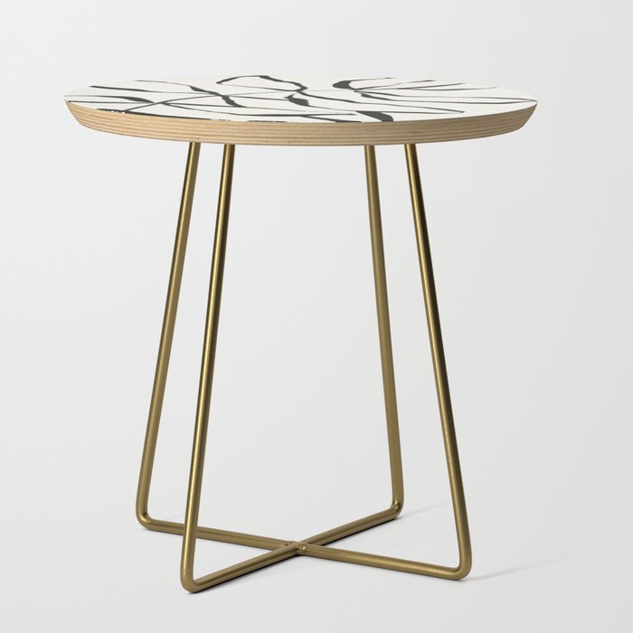 Minimal Line Leaves #1 Side Table Gallery Image 1