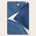 Modern Painting Blue II, Blue Abstract Cutting Board Gallery Image 1