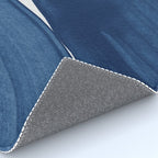 Modern Painting Blue II, Blue Abstract Rug Gallery Image 4