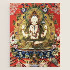 Chenrezig Bodhisattva Tibetan Buddha Jigsaw Puzzle Gallery Image 1
