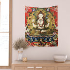 Chenrezig Bodhisattva Tibetan Buddha Wall Tapestry Gallery Image 2