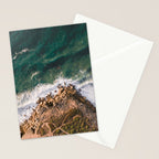 Ericeira from above | Coastal ocean drone photography print | Travel wall art Portugal Stationery Card Gallery Image 2