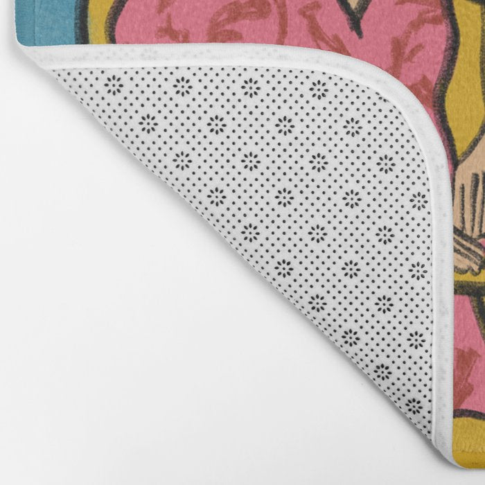 PLANT LADY AT HOME Bath Mat Gallery Image 2