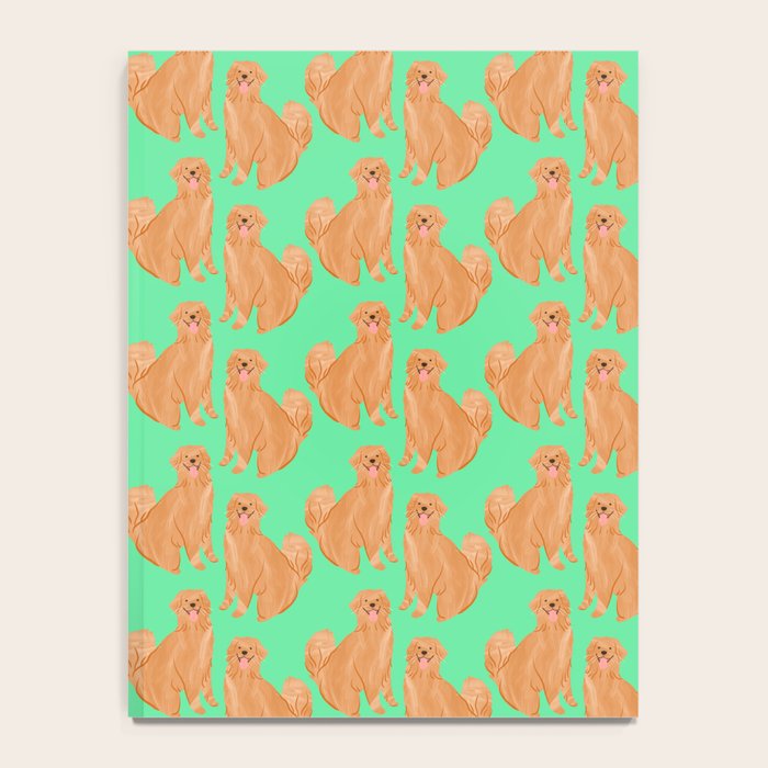 Happy Golden Retriever Notebook Gallery Image 4