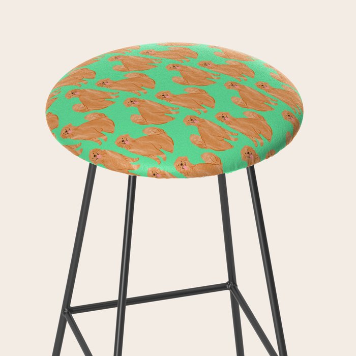 Happy Golden Retriever Stool Gallery Image 2