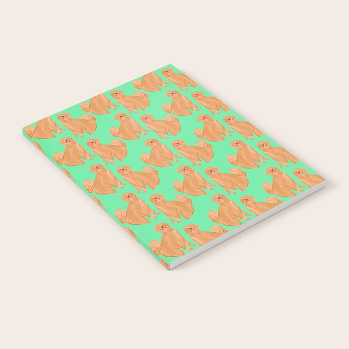 Happy Golden Retriever Notebook Gallery Image 1