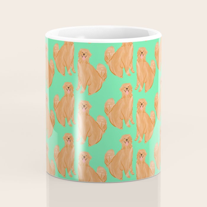 Happy Golden Retriever Coffee Mug Gallery Image 4