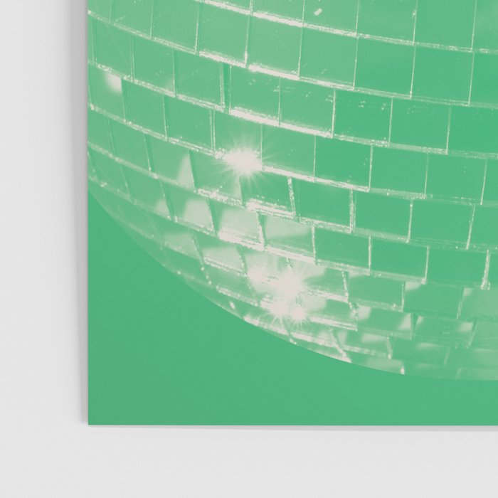 Green Disco Ball Poster Gallery Image 3