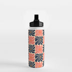Vintage hippie flower art pattern Water Bottle Gallery Image 2