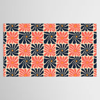 Vintage hippie flower art pattern Tablecloth Gallery Image 2