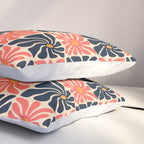 Vintage hippie flower art pattern Pillow Sham Gallery Image 3