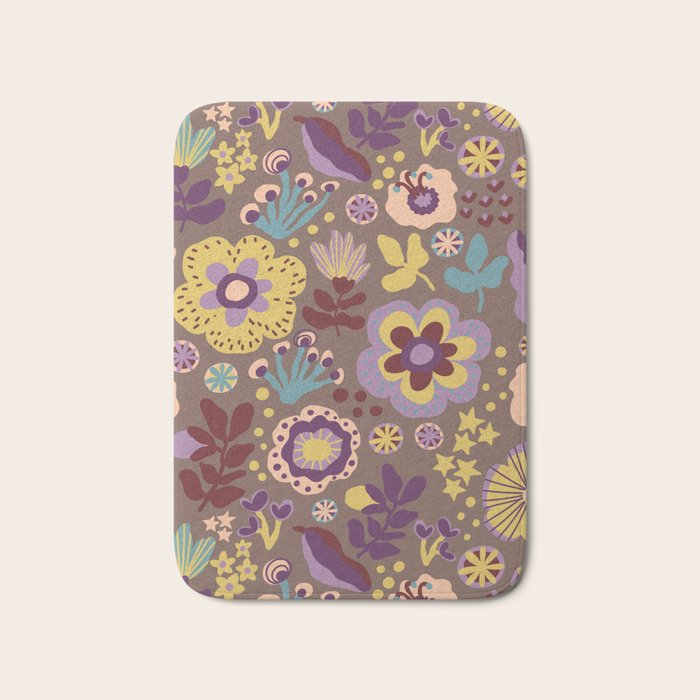 Flowers V Bath Mat Gallery Image 1