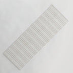 AEGEAN MULTI SIMPLE TICKING STRIPE JUTE Yoga Mat Gallery Image 1