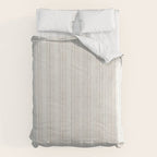 AEGEAN MULTI SIMPLE TICKING STRIPE JUTE Comforter Gallery Image 6