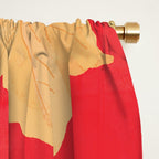 Red Grapevine Window Curtain Gallery Image 2