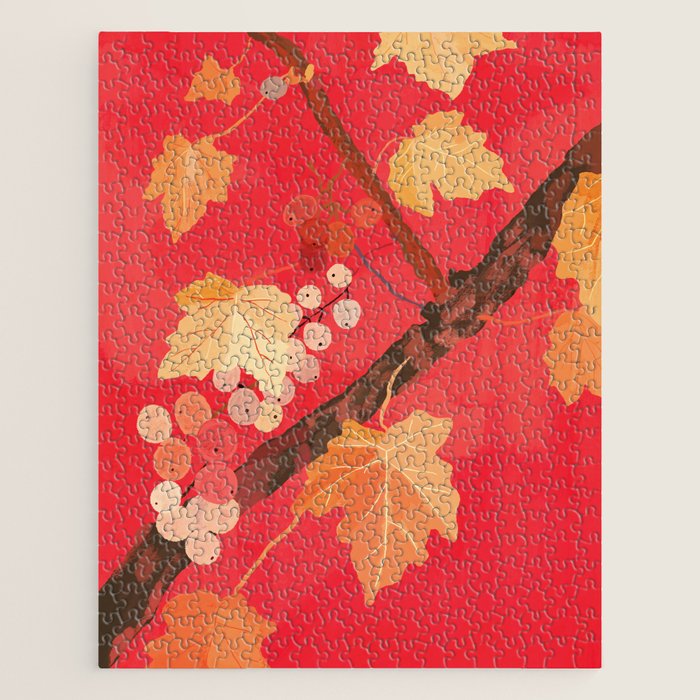 Red Grapevine Jigsaw Puzzle Gallery Image 1