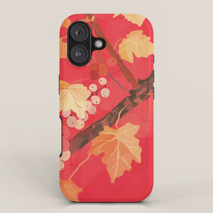 Red Grapevine iPhone Case Gallery Image 1