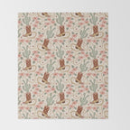 The Western Botanical Archive Throw Blanket Gallery Image 2