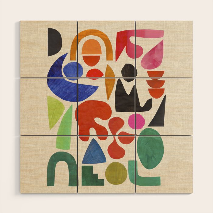 Goes Around Wood Wall Art Gallery Image 1