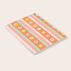 Groovy 70s Flowers & Stripes Notebook Gallery Image 3