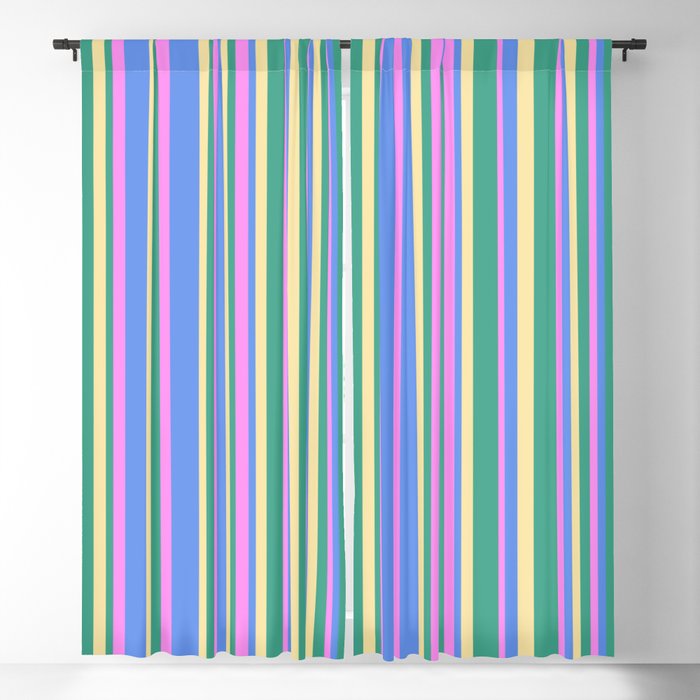 Classic Stripes XV - 90s Pastel Window Curtain Gallery Image 5