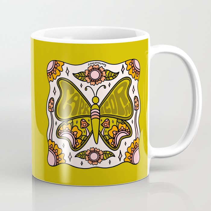 Capricorn Butterfly Coffee Mug Gallery Image 1