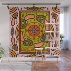 10. Wheel of Fortune Mushroom Wall Mural Gallery Image 1