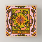 10. Wheel of Fortune Mushroom Mini Art Print Gallery Image 1
