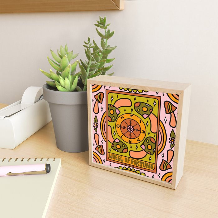 10. Wheel of Fortune Mushroom Mini Art Print Gallery Image 2