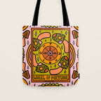 10. Wheel of Fortune Mushroom Tote Bag Gallery Image 1