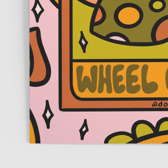 10. Wheel of Fortune Mushroom Poster Gallery Image 3