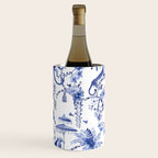 Chinoiserie Monkey Jungle Botanical Toile de Jouy Art Wine Chiller Gallery Image 3