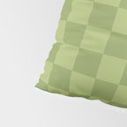 Textured Plaid pattern green and sage Pillow Sham Gallery Image 4