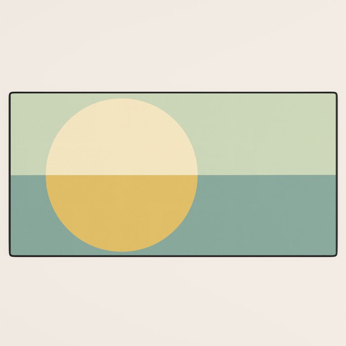 Color Block Abstract XXIII Desk Mat Gallery Image 3