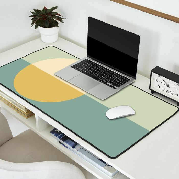 Color Block Abstract XXIII Desk Mat Gallery Image 2