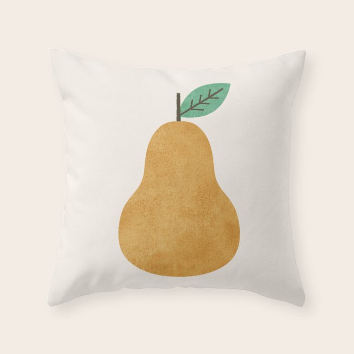 Pear my pear Throw Pillow Gallery Image 6