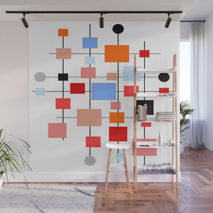 Mid-Century Modern Art 1.3.3 Wall Mural Gallery Image 1