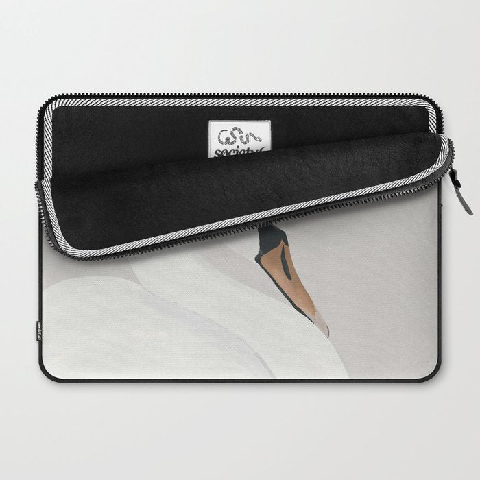 White Swan Laptop Sleeve Gallery Image 2
