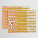 Peach, Tulip & Cream | PATTERN 09: The Retro Edition Placemat Gallery Image 1