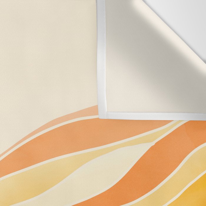 Golden Mountain Sunset / Abstract Landscape Wall Tapestry Gallery Image 3