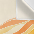 Golden Mountain Sunset / Abstract Landscape Wall Tapestry Gallery Image 3
